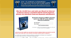 Desktop Screenshot of blaupanther.de